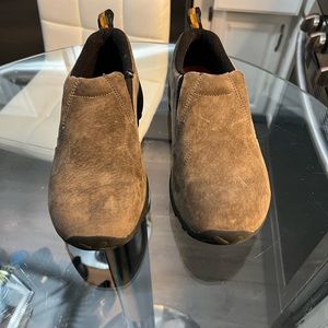 Merrell Jungle Moc Brown Nubuck Leather Slip On Shoes